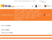 Tablet Screenshot of lojamegabrasil.com.br